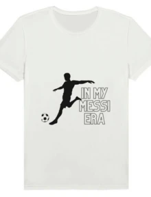 Player Era Theme In My  Era Print Crew Neck T-Shirt Sweatshirt Casual Wear Tops Plus Size Clothes Business Casual Y2k Design Details Short Sleeve Silhouette Style Relaxed Garment Style Suitable For All Seasons Machine Washable For Fan Gatherings And Daily Wear - 白色 - 查看 1