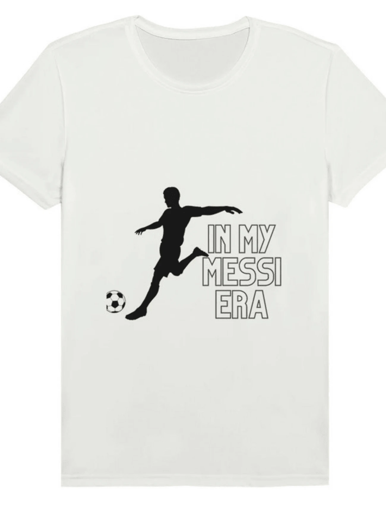 Player Era Theme In My  Era Print Crew Neck T-Shirt Sweatshirt Casual Wear Tops Plus Size Clothes Business Casual Y2k Design Details Short Sleeve Silhouette Style Relaxed Garment Style Suitable For All Seasons Machine Washable For Fan Gatherings And Daily Wear - 白色 - 查看 1