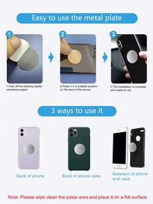 1 件创意新型磁性车载手机支架，强磁 7L 型汽车导航出风口手机支架，重力支架 - 均碼 - 查看 9