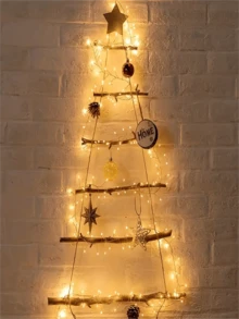 1 pieza Luz de Bengala LED, Luz de Hadas LED, Luz de Decoración de Hadas con Alimentación USB y Control Remoto, 8 Modos de Iluminación Adecuados para Diversas Escenas Festivas como Fiestas, Navidad, Acción de Gracias, Carnavales, Bodas, Cumpleaños, etc. - USB + control remoto - Ver 12