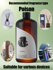 500ml香氛精油补充装（28%浓度，市面多数产品4%-6%），适用于超声波香薰机、藤条香薰机、无焰香薰、酒店高档藤条香薰机，香味持久 - 500 - 查看 6