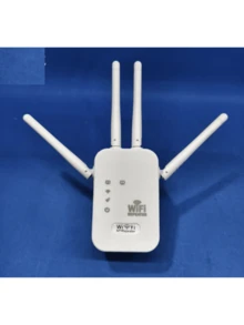 WiFi 6 Signal Booster, 1200Mbps/300Mbps Wall-Penetrating King 6 Antenna Amplifier, Solves Weak Signal Issues In Bedroom And Balcony, Wireless Network Repeater, Wide Coverage, Plug And Play