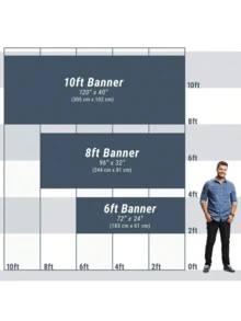 1pc Customized Indoor/Outdoor Banner, Personalized Full-Color Sign With Images, Logos And Text, Decorative Hanging For Graduation, Parties, Retail And Advertisements, Birthday Gift - Multicolor 3 - View 6
