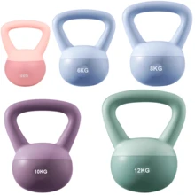 Fitness Soft Kettlebell,Kettlebell Anti-Slip Grip Weight For Home Workouts, Kettlebells Set Strength Gym Exercise - Blue-6kg - View 2