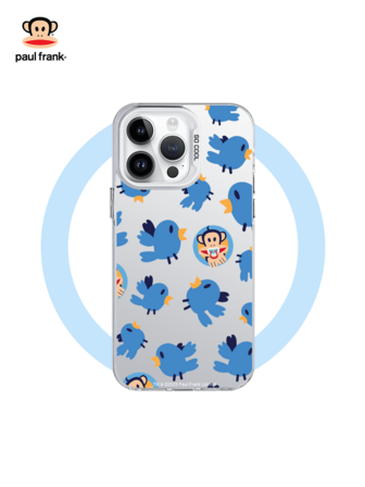  Paul Frank 授权活力手机壳，全身保护防震相机盖，全新设计适用于 13/14/15/16 Pro Max
