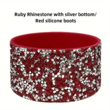 1 pièce Manchon de tasse en silicone à fond pointu, couvercle de protection antidérapant pour gobelets de 20oz/30oz/40oz