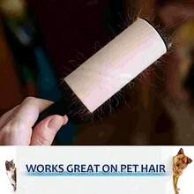 Roller Hair Remover - Perfect For Furniture, Clothes, Dog And Cat Hair Cleaning, 240/80 Tear Super Sticky Cotton Roller Filling - Pet Hair Remover - Including Handle And Replacement Paper, Carpet Cotton Roller, Portable Pet Hair Removal Tool, For Clothes, Sofas, Bedding, Living Room Furniture, Bedrooms, Car Carpets, Car Seats, Car Interior Details - Multicolor - View 7