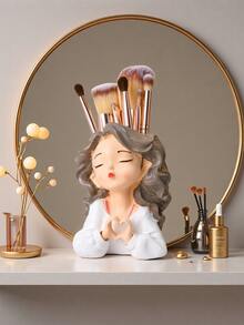 1 chậu hoa Nordic Light Luxury Fairy đường kính lớn, giá để đồ mỹ phẩm phòng tắm sáng tạo, hộp đựng đồ, cũng có thể dùng để cắm hoa khô, đồ trang trí chậu phòng khách, trang trí phòng ngủ nhà hiện đại - Nhiều màu - Xem 8