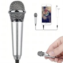 Easypie Selection 1pc Studio Portable Mini 3.5mm Stereo Studio Speech Mic Audio Microphone For Phone/Smart Phone Desktop Accessories