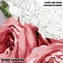 1 pieza Pintura por números Fruta de libros Pintura de arte en lienzo por números para principiantes en lienzo Pintura por número DIY Kits 40x50cm/16x20 pulgadas Sin marco