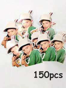 10/25/50/100/150 st personliga tårtdekorationer med foto - Anpassningsbar foto- och karaktärsdesign, lätt att placera på tårtor - Lämplig för födelsedagar, babyshower, familjesammankomster, högtidstårtor - Perfekt för hemmabruk