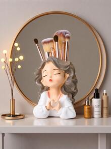 1 chậu hoa Nordic Light Luxury Fairy đường kính lớn, giá để đồ mỹ phẩm phòng tắm sáng tạo, hộp đựng đồ, cũng có thể dùng để cắm hoa khô, đồ trang trí chậu phòng khách, trang trí phòng ngủ nhà hiện đại - Nhiều màu - Xem 7