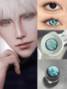 Lalens 一副彩虹色美瞳,骄傲主题,爱与和平,有效期一年,适合化妆舞会、万圣节以及打造迷人眼妆。 - 年拋 - 查看 4