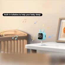 PANDA S8A Camera Wireless WiFi Bluetooth Security Monitoring Nanny Cam Smart Home Cams Pet Dog Baby Cameras, APP Remote Control, 2 Way Audio Intercom, Night Vision Mini Portable Camera With USB Installing Kit