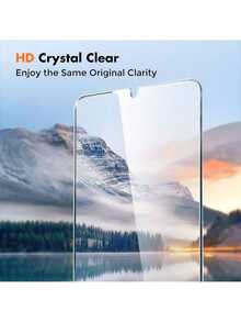 [4 Paquetes] Protector de pantalla de vidrio compatible con Galaxy A13 5G / Galaxy A15/A14/A03/A05/05s/A04/A04S [Dureza 9H] - Vidrio templado de pantalla HD, resistente a arañazos, fácil de instalar [compatible con funda][sin burbujas] Borde 2.5D [protección contra impactos]