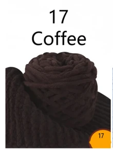 1/2/3团粗雪尼尔纱线,适合编织,圣诞手工DIY礼品套装,1股超大冰丝纱线散装100克/团,柔软DIY钩编线,适用于毯子、拖鞋、帽子、围巾等手工工艺品 - 多色 - 查看 33