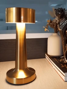 1pc Simple Metal USB Light, Creative Decorative Lamp, USB Charging, Touch Dumbbell Bar Restaurant Living Room Atmosphere LED Light