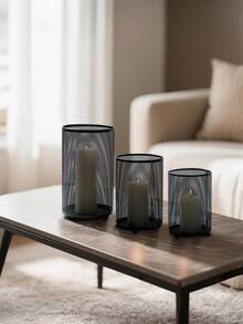 1/3/12pcs Set Decorative Hurricane Wishing Candle Holder Candle Holder Suitable For Retro Style/Elegant Lantern Style Table Center Decoration Suitable For Wedding/Party Table Center Decoration Home Decoration