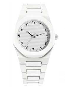 Reloj de pareja de cuarzo de silicona de alta gama con esfera de dopamina de moda - Multicolor - Ver 5