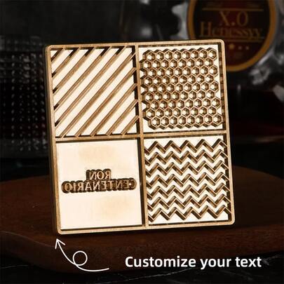 1 pieza Molde de cubitos de hielo de latón personalizado con sello de letra - Fabricante de cubitos de hielo vintage para whisky y cócteles para bares en el hogar, recepciones de bodas, fiestas de cumpleaños, regalos de Navidad y eventos especiales