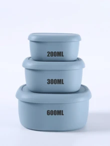 带盖嵌套硅胶食品储存容器、带盖小食品容器、午餐水果容器、可重复使用的密封硅胶餐盒、冰箱洗碗机适用、圣诞派对零食露营午餐便当盒、返校 - 彩色 - 查看 26