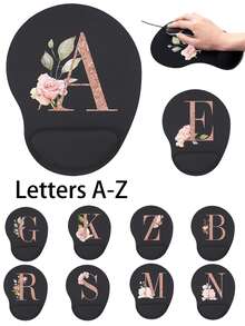 1pc Ergonomic EVA Wrist Rest Pad, Non-Slip Memory Foam Mouse Pad, Comfortable Desk Support Mat, Suitable For Office Computer, Comfortable Computer Laptop Mouse Pad, Essential For Back To School Season