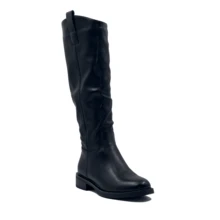 Bottes hautes pour femmes - Noir - Voir 1