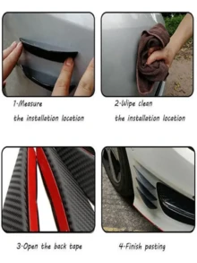 Front Bumper Lip, Diffuser, Splitter, Fin, Body Spoiler, Ducktail Spoiler, Front Lip, Body Trim, Quick Upgrade, Exterior Installation, Simple, No Body Modifications Required, Personalized Body Trim, Exquisite Body Trim, Automotive Modification Accessories, Custom Exterior Upgrades. - Multicolor - View 8