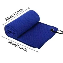 Soft & Absorbent Golf Towel Made Of Ultra-Fine Fiber Material, Suitable For Golfers, Golf Club Cleaning Cloth Golf Accessories