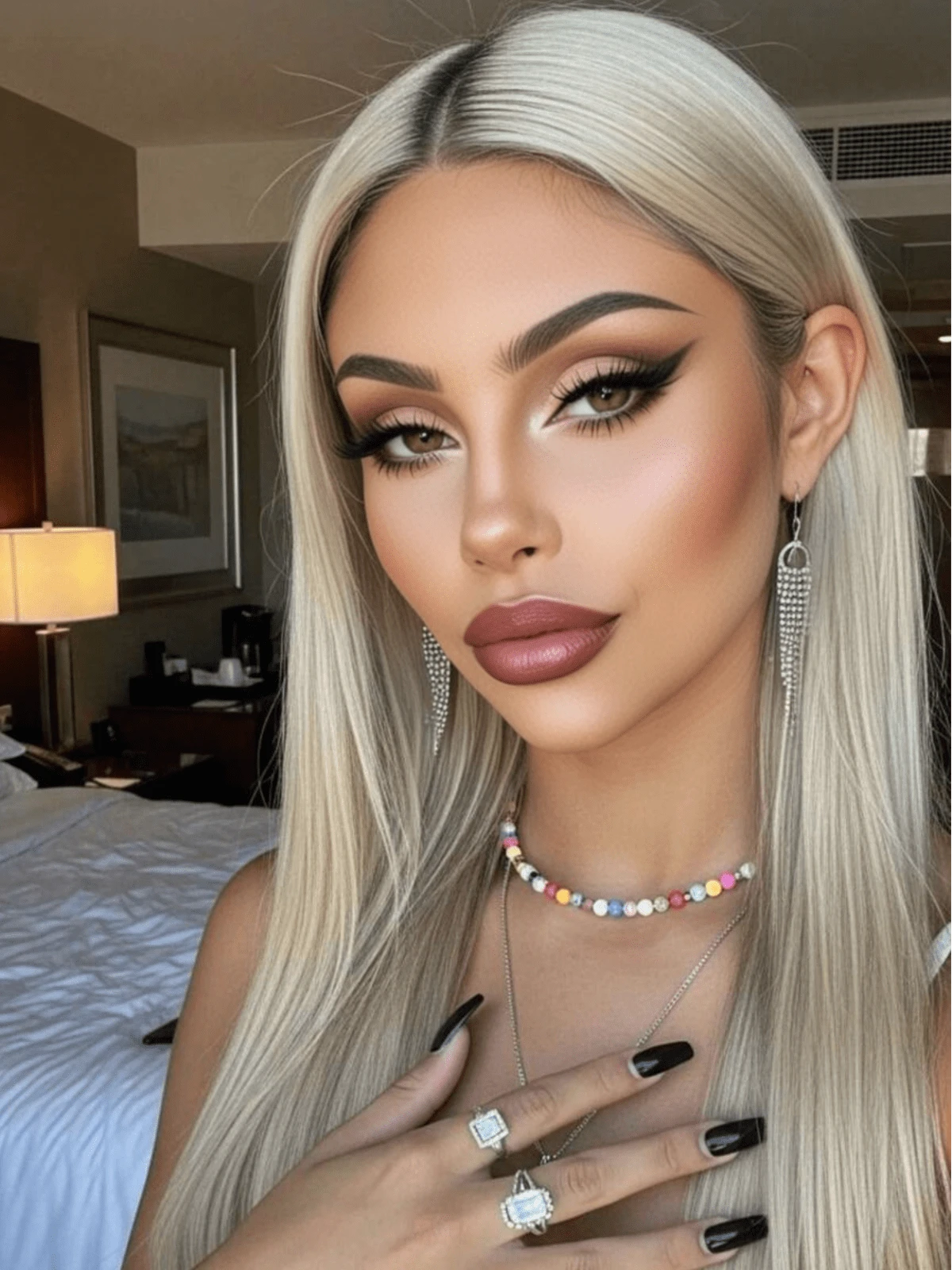 Ombre Ash Blonde Straight Lace Front Wigs With Brown Roots Human Hair Pre Plucked 13x4 HD Transparent Lace Frontal Wigs For Women 180 Density Lace Closure Wigs Human Hair Bone Straight Glueless Wigs With Baby Hair - 根染&漸變色 - 查看 1