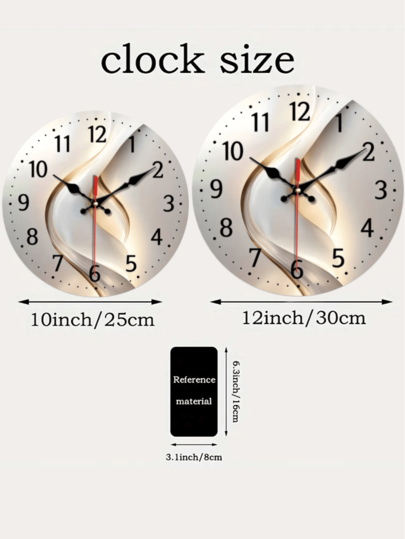 [Silent Wooden Wand Klok Moderne Abstract Geometric Art Verlichting Shadow Minimalist Silent out Ticking, Living Room, Bedroom, Office, Gallery ation, Home Ideal Birthday 10 12 Inches view 7