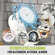 Incluye 5 cepillos de limpieza eléctricos con cabezales de cepillo reemplazables, un fregador rotativo portátil, un cepillo de limpieza eléctrico inalámbrico de mano que se puede usar en baños/bañeras/azulejos de pared/pisos/cocinas y un set de cepillos de limpieza eléctricos recargables por USB - Blanco - Ver 6