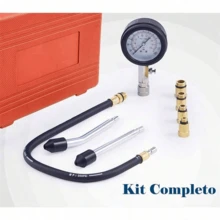 Medidor De Compressão De Motor P/ Teste De Cilindros A Gás - Vermelho - Visão 4