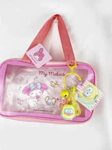 HANGYODON Adorable Yellow Pear Keychain Pendant, Soft PVC Pear-Clad Design, Tiny Jingle Bell, Metal Lobster Clasp, Clip to Bag, Key Ring, Backpack Zipper, Pencil Case, Car Mirror, Pocket Dangler, Kawaii Collectible, Gready-ready for, Car Mirror, Pocket Dangler, Kawaii Boost, Japanese Cartoon Merch, Miniature Toy Charm, Portable Decoration, Quirky Accessory, Small-budget Present - 鴨梨款 - 查看 6