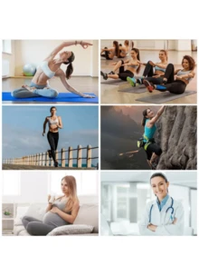 4 đôi tất Pilates, có thiết kế chống trượt, phù hợp cho các bài tập yoga, ballet và chân trần. Tất dài đến bắp chân bằng silicon sọc, đơn giản và đa năng. - Nhiều màu - Xem 7