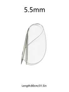 31.5 Inch Stainless Steel Circular Knitting Needles, Smooth Handles, Suitable For DIY Blankets, Hats, Scarves, Sweaters And Large Projects - Silver - View 17