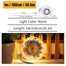 USB 供电 LED 灯带，高亮度灵活氛围照明，易于安装和携带，适用于电视背景装饰、厨房照明、派对装饰、卧室装饰等