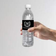 Étiquettes personnalisées pour bouteilles d'eau avec texte - personnalisables pour mariages, anniversaires, baby showers, événements d'entreprise et rassemblements de vacances, format disponible 2x8,5 pouces en paquets de 1/10/20/30 pièces, matériau imperméable, idéal pour les invités hors ville, cadeaux de fête, fournitures pour célébrations de remise de diplômes