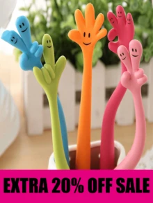 1-40pcs Silly Flexible Ballpoint Pens – Funny Bendable Writing Toys For Party Favors, School Events, Carnival Rewards, Birthday Gifts, Classroom Prizes & Novelty Office Desk Decor - 彩色 - 查看 1
