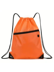 Gym Rucksack Red Backpack Fitness Bag Mini Bag Unisex Christmas Gift Holiday Beach Summer Lightweight Basketball Football Storage Bag School Bag - Multicolor - View 2