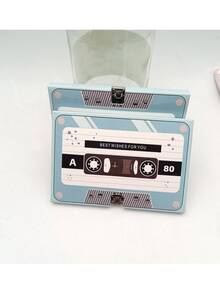 1 Hộp băng cassette thiệp chúc mừng, thiệp mời cưới có thể ghi âm, thiệp chúc mừng sinh nhật ghi âm lời chúc. - Nhiều màu - Xem 9