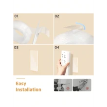 Heavy Duty Waterproof Double-Sided Nano Tape, (Length 1/3/5/10m, Thickness 1.2mm) - Super Sticky, Reusable And Multi-Purpose Adhesive, Ideal For Christmas Decorations, DIY Crafts, And Everyday Household Use