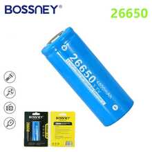 Batería recargable 26650, Pila 1 unidad, 3,7 V, 4800 mAh, de litio 26650, batería plana para linternas, herramientas eléctricas y otros equipos - 26650 - Ver 1