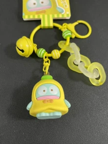 HANGYODON Fun Banana Keychain Pendant, Soft PVC Banana-Clad Design, Tiny Jingle Bell, Metal Lobster Clasp, Clip to Bag, Key Ring, Backpack Zipper, Pencil Case, Car Mirror, Pocket Dangler, Kawaii Collectible, Giready fors for, Car Mirror, Pocket Dangler, Kawaii Collectible, Ghiller, for遊戲, Npriy for, Flairday, Fairday,t. Japanese Cartoon Merch, Miniature Toy Charm, Portable Decoration, Quirky Accessory, Small-budget Present - 香蕉款 - 查看 3