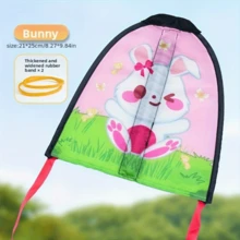 Mini Catapult Kite - Thumb Slingshot Kite Beach Toy Gift, Suitable For Ages 4-9 And 10-14, Easy To Fly, Waterproof Cordless Beach Kite, Small Fun Outdoor Sports Toy, Astronaut Rabbit Dinosaur Cartoon Style - 3 Pieces (style 1) - View 10
