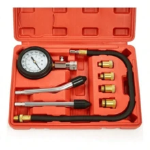 Medidor De Compressão De Motor P/ Teste De Cilindros A Gás - Vermelho - Visão 9