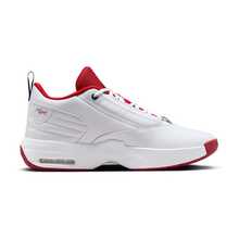Nike 耐克新款减震耐穿支撑训练男子篮球鞋 JORDAN MAX AURA 6，舒适简约户外低帮篮球鞋，时尚百搭白红配色，必备 FQ8298-106 - 白紅色 - 查看 3