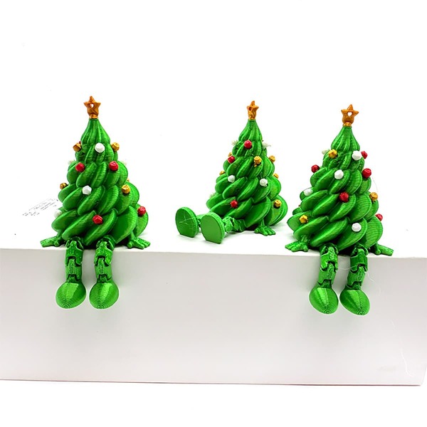 Christmas Cute Desktop Ornaments - Colorful Jointed Movable Christmas Tree - Perfect Gift For Decoration