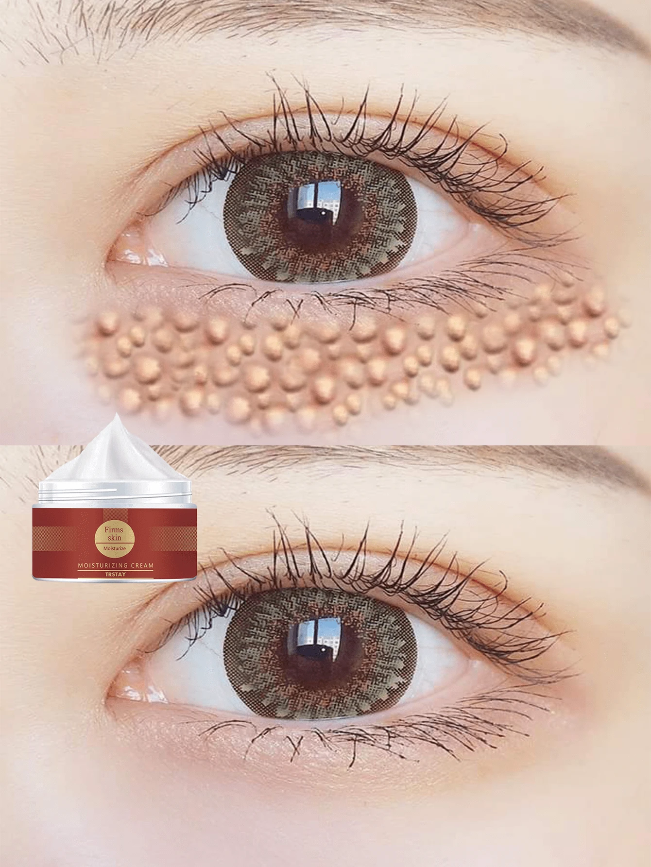 Eye Care Granule Repair Cream With Natural Ingredients Deeply Moisturizes And Soothes Rough Skin Prevents Dryness And Cracking For Smooth Youthful Appearance Promoting Skin Elasticity And Hydration For Radiant Eyes - 彩色 - 查看 1