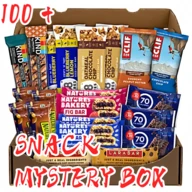 [Halloween Party Supplies]100 Kinds Of Delicious Snacks Randomly Arrive: From Crispy And Caramelized Sausages To Creamy Puddings, From Sweet And Sour Dried Strawberries To Crispy And Crumbly Almond Cookies, To Spicy And Addictive Fish Balls, And Soft And Sweet Macaroni... Each Box Is Wrapped With Unknown Delicacies. Maybe There Will Be The Discontinued Hard Candies Or Popular Nuts That You've Been Looking For For A Long Time! Be Quick, First Come, First Served! It's An Indispensable Surprise For Parties.